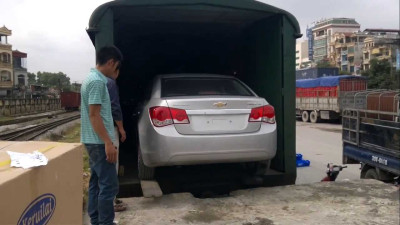 Vận chuyển Ô tô từ Ga đến Ga trên toa xe đường sắt