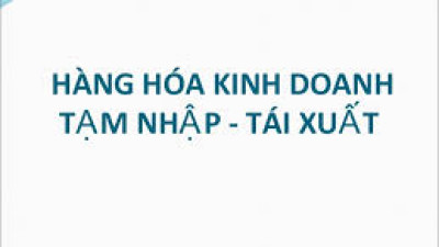 Quy định mới về tạm nhập, tái xuất hàng hóa có hiệu lực từ tháng 9/2017